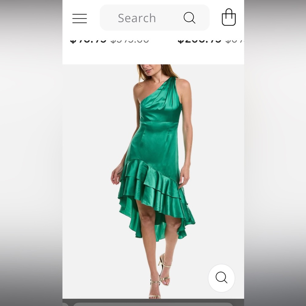 [Cinq a Sept] one shoulder cocktail dress